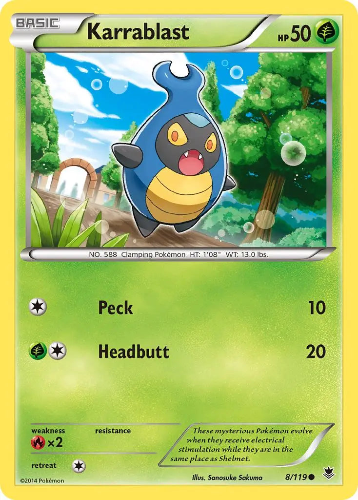 Karrablast (8/119) [XY: Phantom Forces] Pokémon