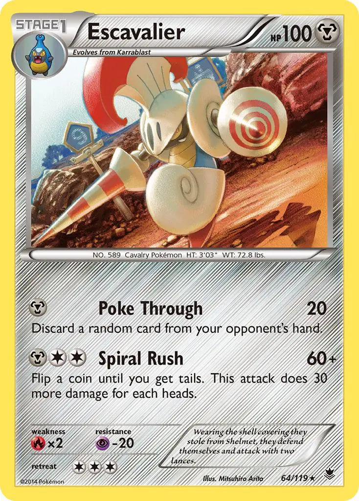 Escavalier (64/119) [XY: Phantom Forces] Pokémon