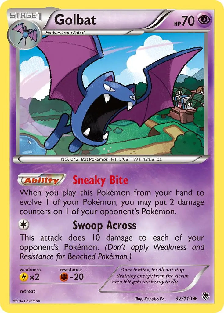 Golbat (32/119) [XY: Phantom Forces] Pokémon