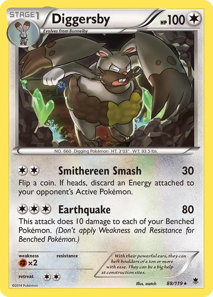 Diggersby (88/119) [XY: Phantom Forces] Pokémon