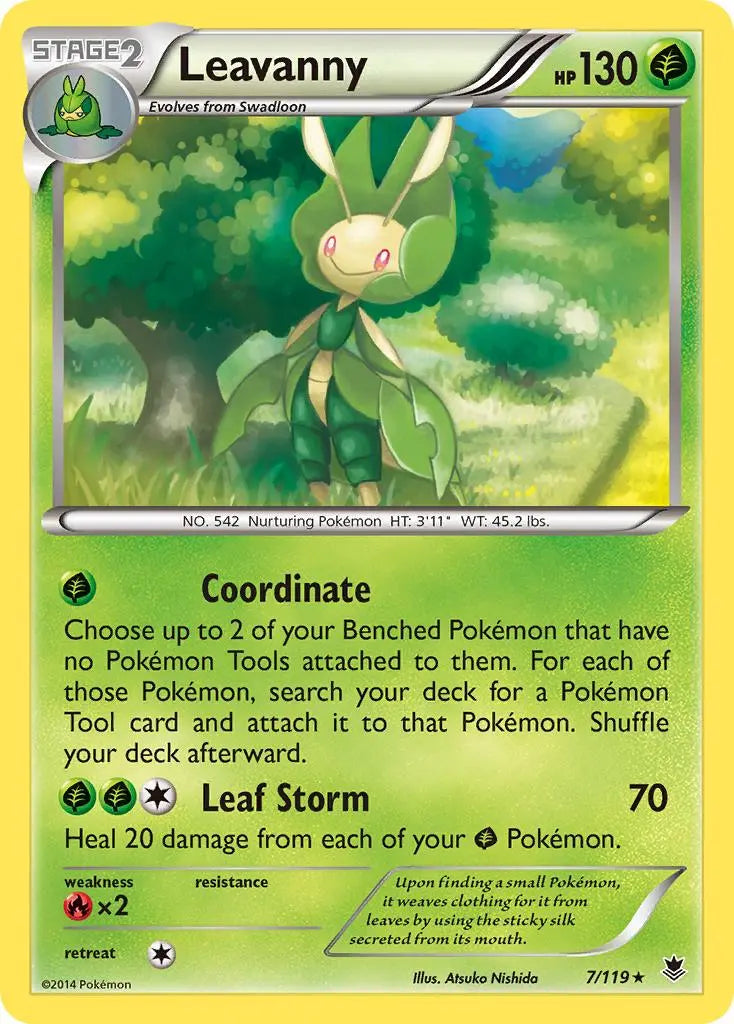 Leavanny (7/119) [XY: Phantom Forces] Pokémon