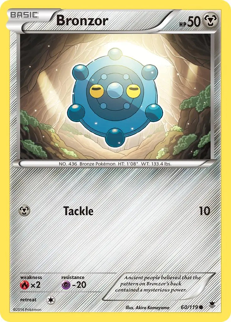 Bronzor (60/119) [XY: Phantom Forces] Pokémon