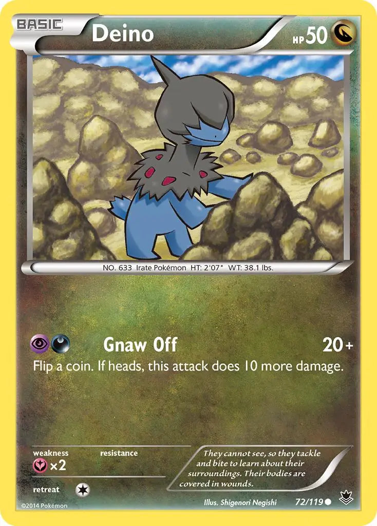 Deino (72/119) [XY: Phantom Forces] Pokémon