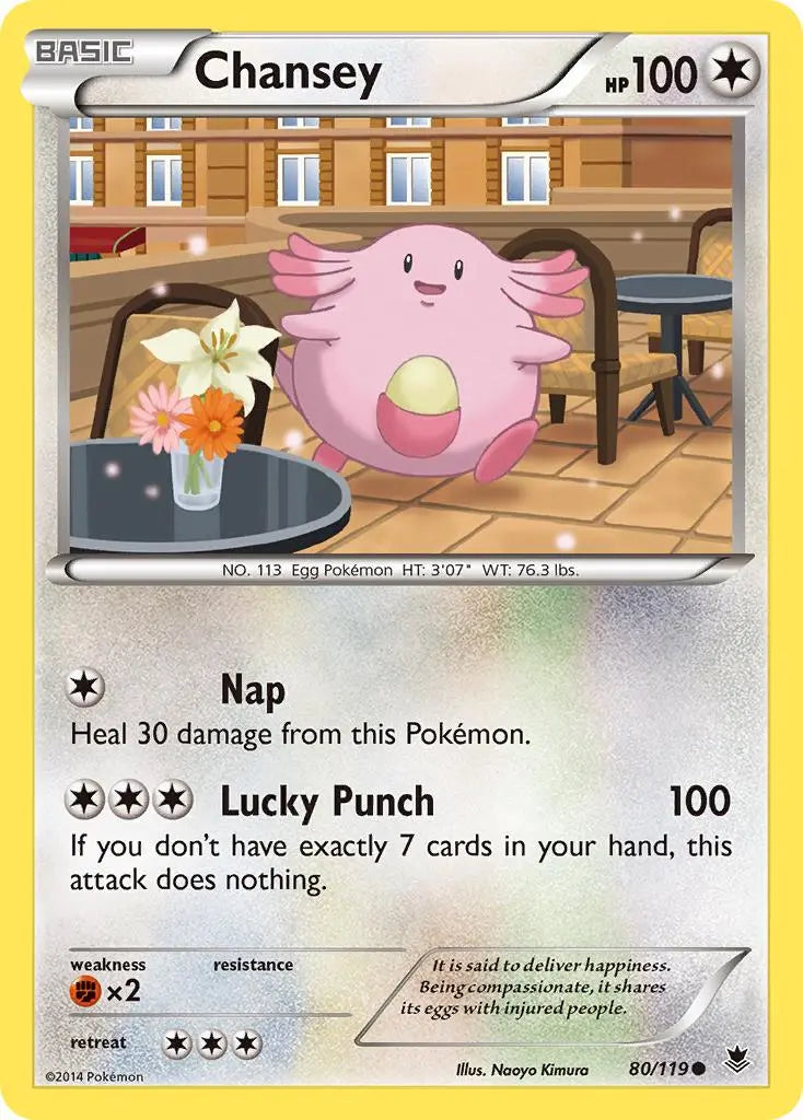 Chansey (80/119) [XY: Phantom Forces] Pokémon