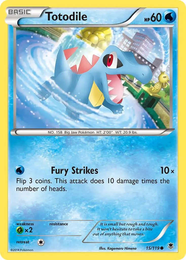 Totodile (15/119) [XY: Phantom Forces] Pokémon