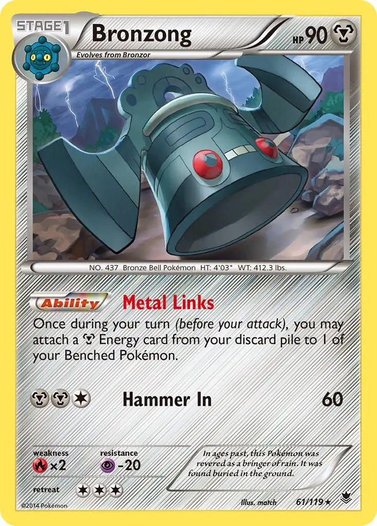 Bronzong (61/119) [XY: Phantom Forces] Pokémon