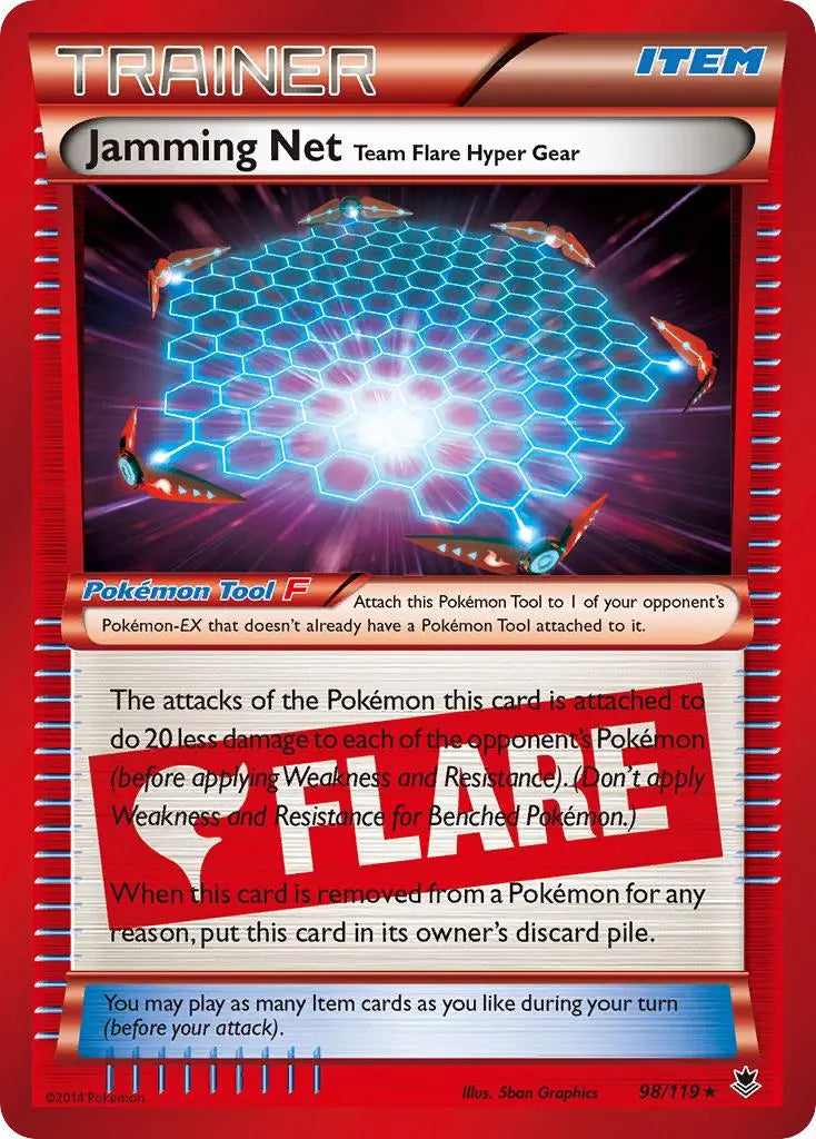 Jamming Net Team Flare Hyper Gear (98/119) [XY: Phantom Forces] Pokémon