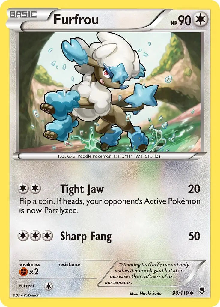 Furfrou (90/119) [XY: Phantom Forces] Pokémon