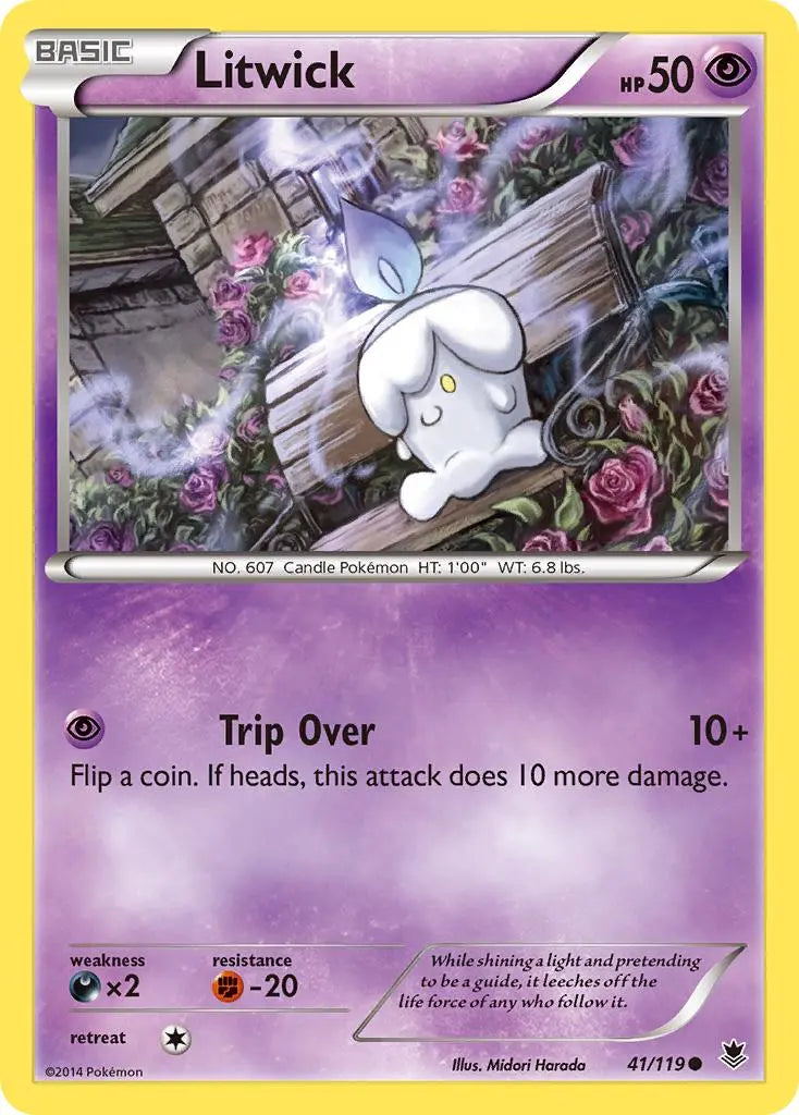 Litwick (41/119) [XY: Phantom Forces] Pokémon