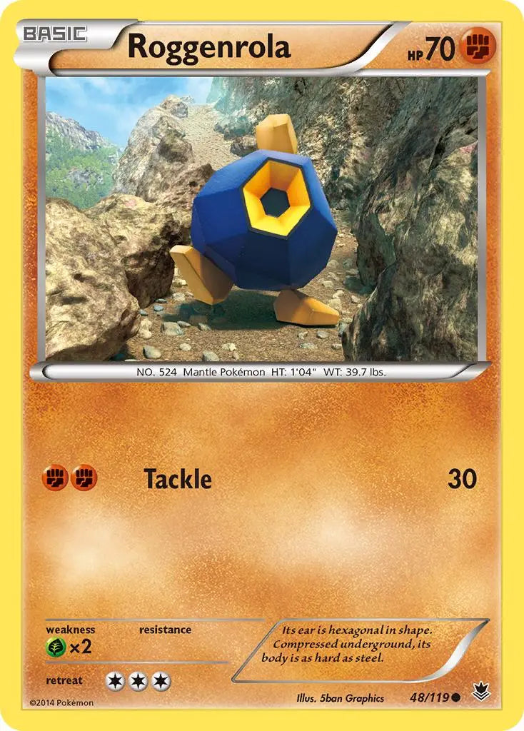 Roggenrola (48/119) [XY: Phantom Forces] Pokémon