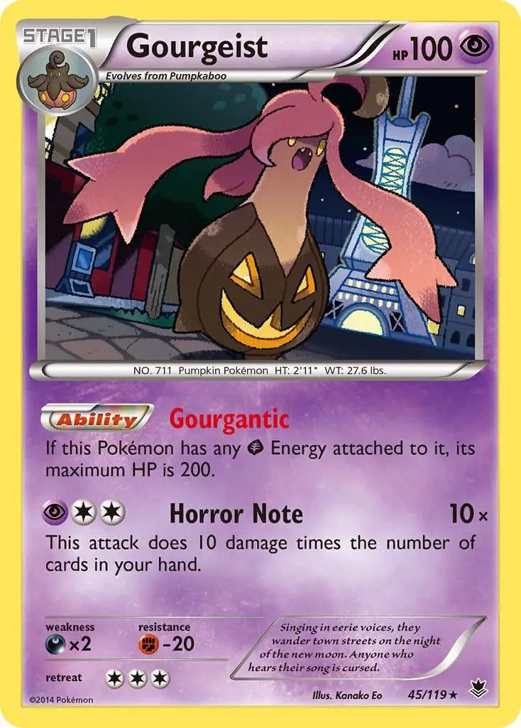 Gourgeist (45/119) [XY: Phantom Forces] Pokémon