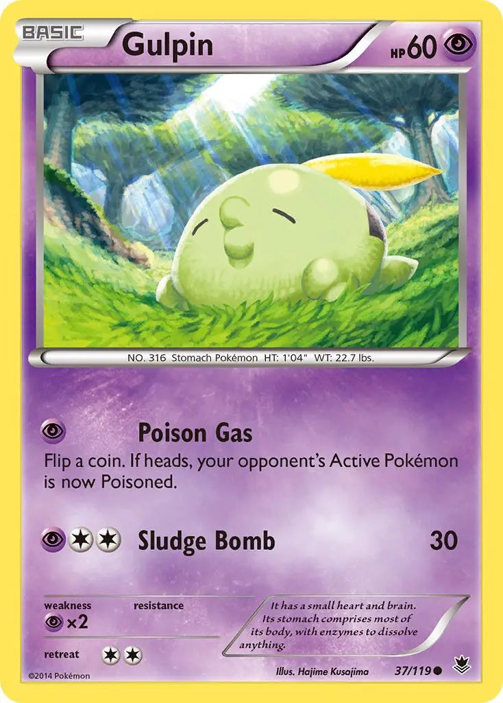 Gulpin (37/119) [XY: Phantom Forces] Pokémon