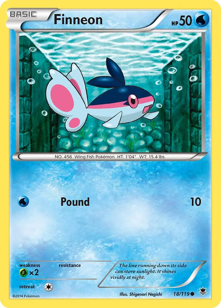 Finneon (18/119) [XY: Phantom Forces] Pokémon