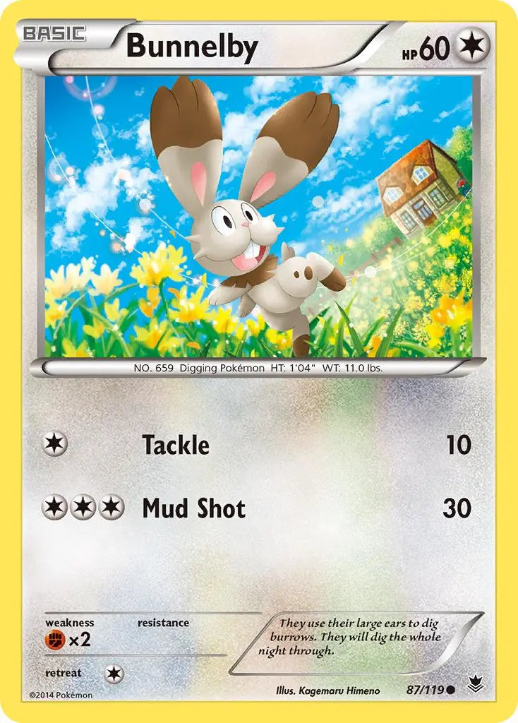 Bunnelby (87/119) [XY: Phantom Forces] Pokémon