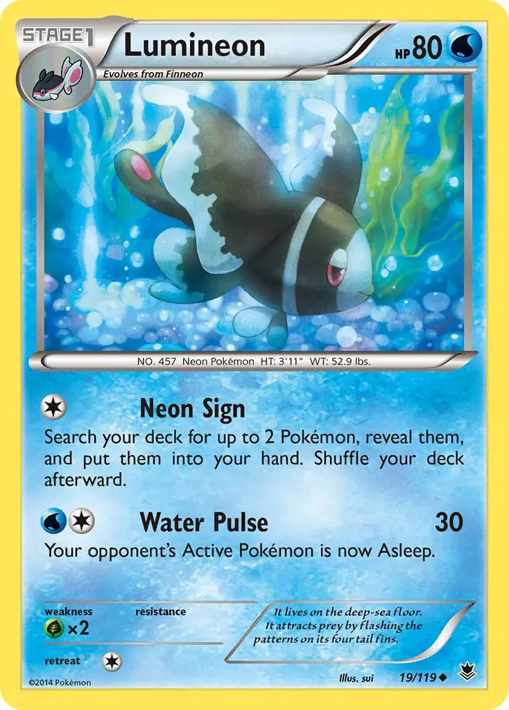 Lumineon (19/119) [XY: Phantom Forces] Pokémon