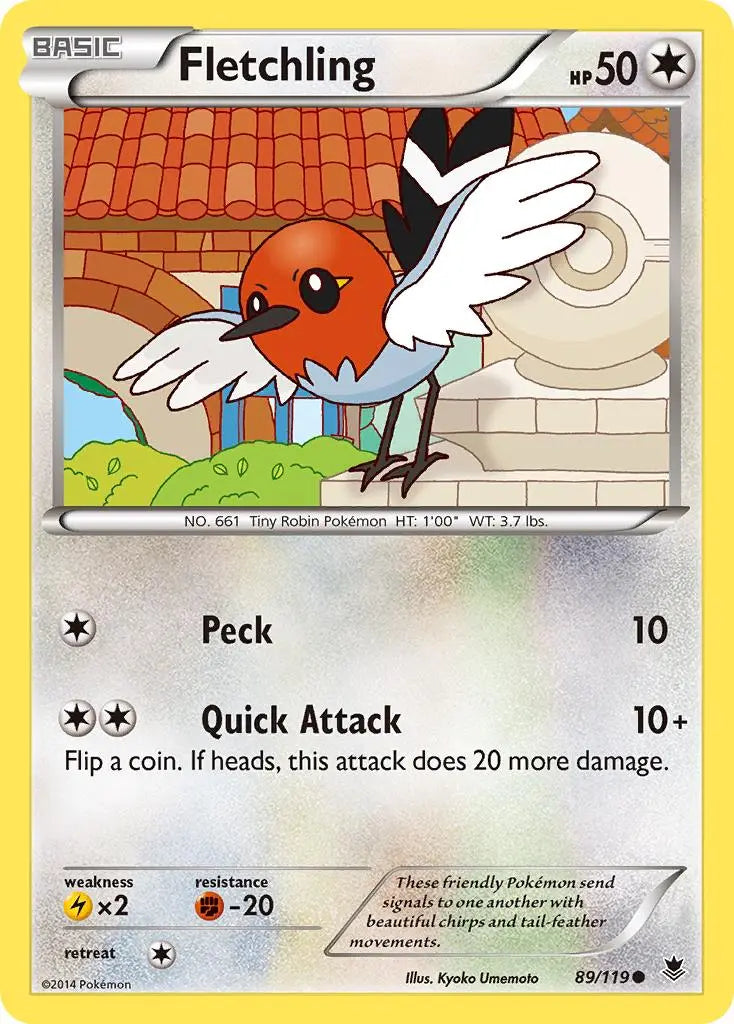 Fletchling (89/119) [XY: Phantom Forces] Pokémon