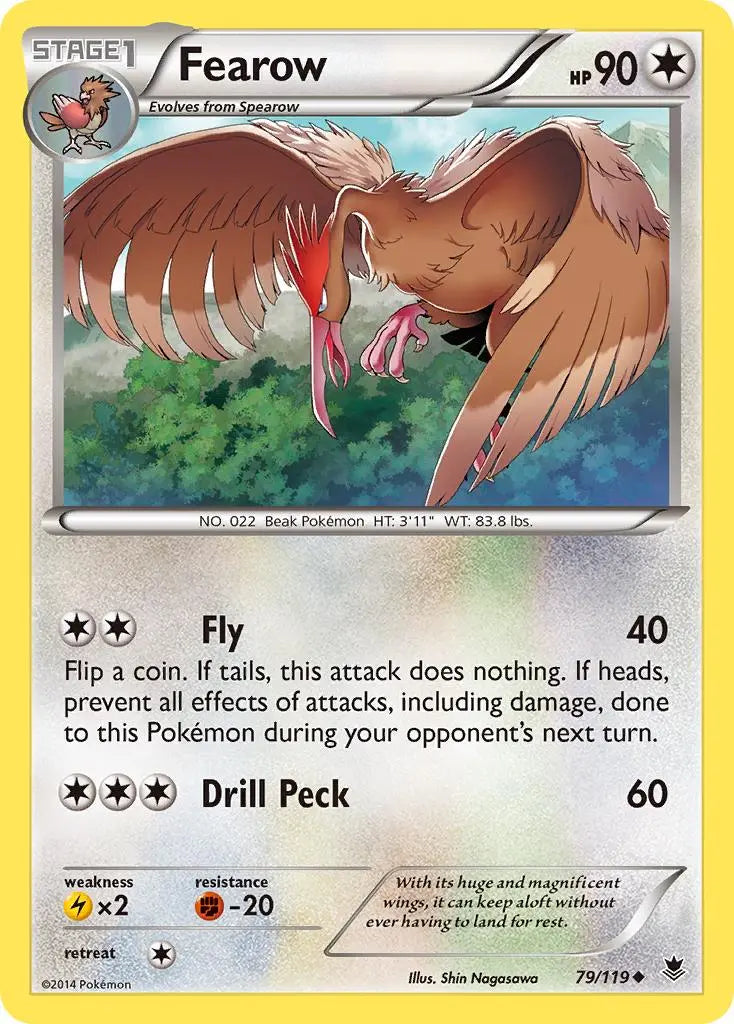 Fearow (79/119) [XY: Phantom Forces] Pokémon