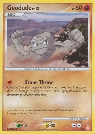 Geodude (1/11) [Diamond & Pearl: Trainer Kit - Lucario] Pokémon