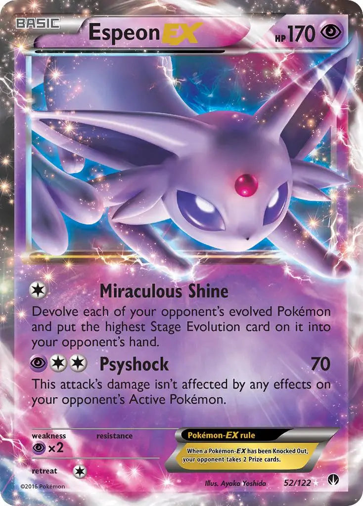 Espeon EX (52/122) [XY: BREAKpoint] Pokémon