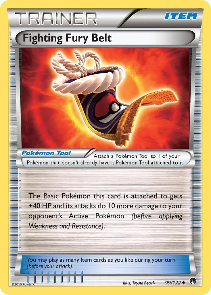 Fighting Fury Belt (99/122) [XY: BREAKpoint] Pokémon