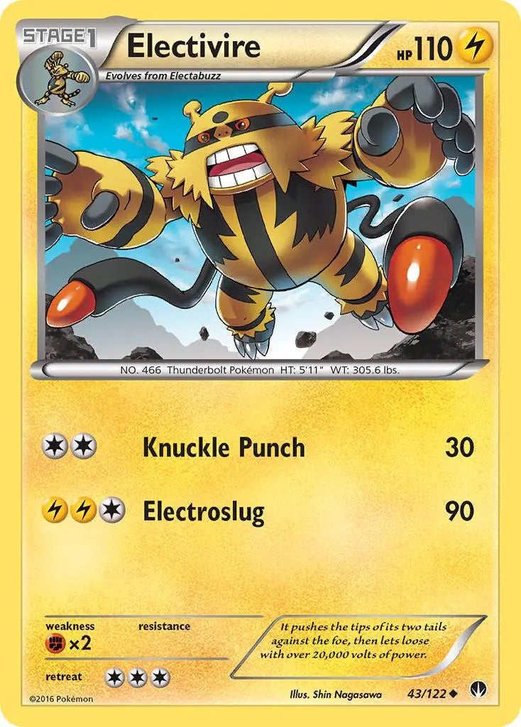 Electivire (43/122) [XY: BREAKpoint] Pokémon