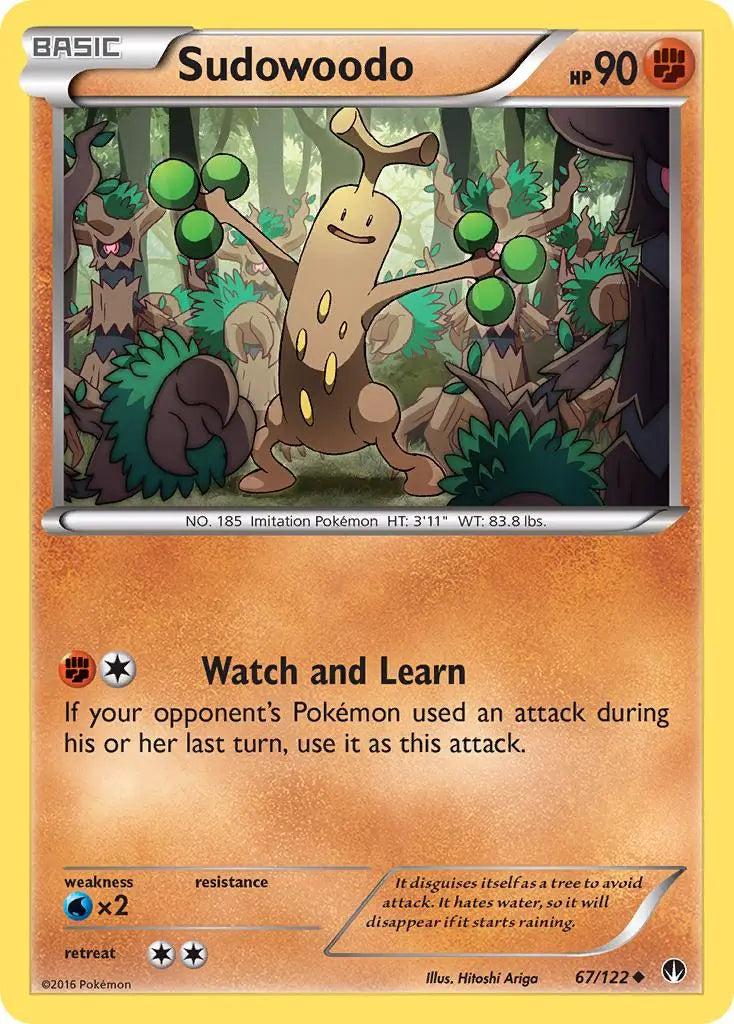 Sudowoodo (67/122) [XY: BREAKpoint] Pokémon