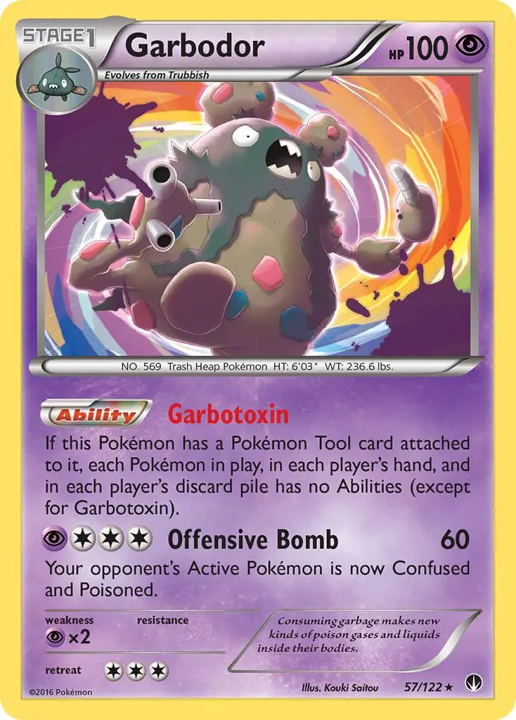 Garbodor (57/122) [XY: BREAKpoint] Pokémon