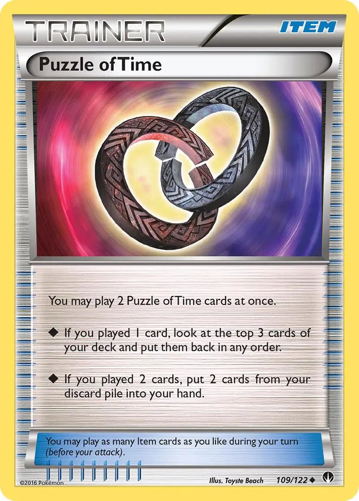 Puzzle of Time (109/122) [XY: BREAKpoint] Pokémon