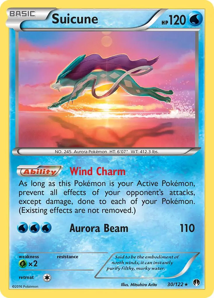 Suicune (30/122) [XY: BREAKpoint] Pokémon