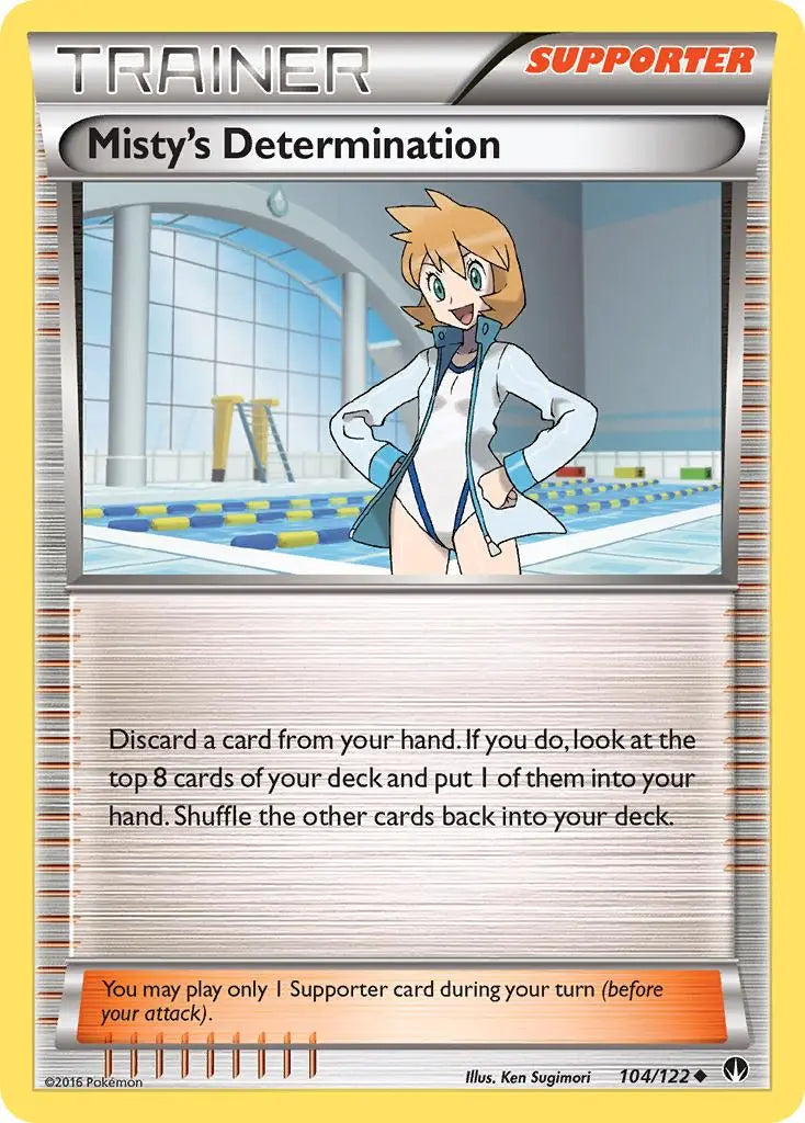 Misty's Determination (104/122) [XY: BREAKpoint] Pokémon