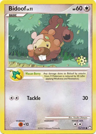 Bidoof (73/123) [Countdown Calendar Promos] Pokémon