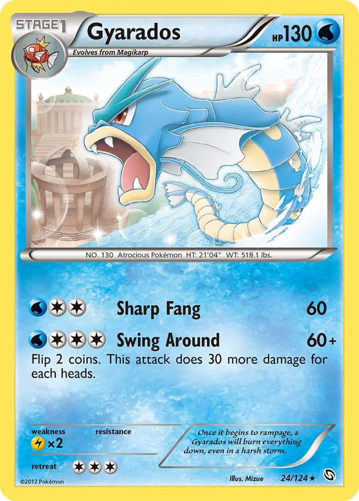 Gyarados (24/124) [Black & White: Dragons Exalted] Pokémon