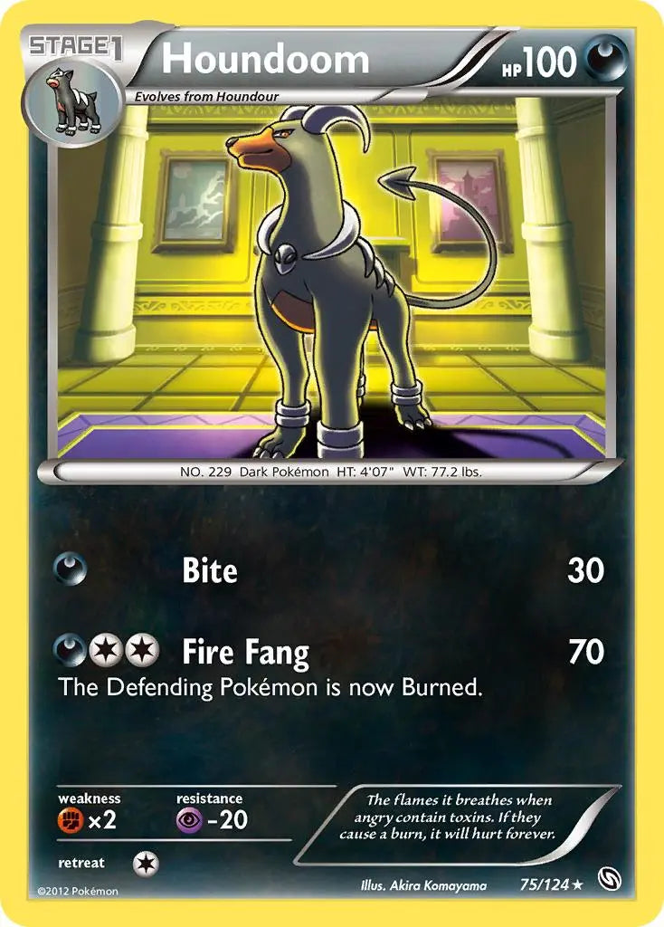 Houndoom (75/124) [Black & White: Dragons Exalted] Pokémon