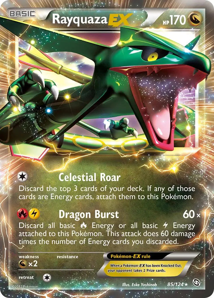 Rayquaza EX (85/124) [Black & White: Dragons Exalted] Pokémon