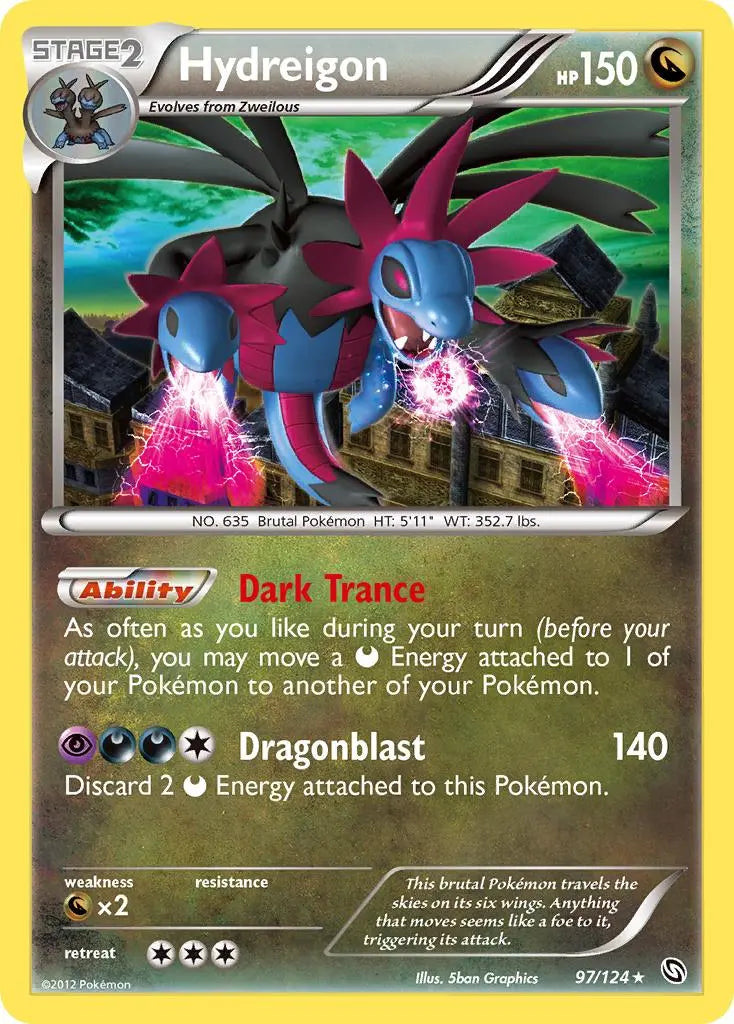Hydreigon (97/124) [Black & White: Dragons Exalted] Pokémon