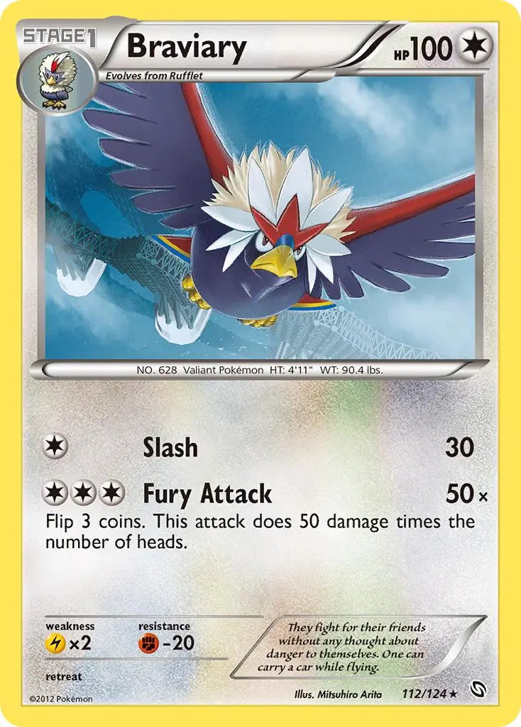 Braviary (112/124) [Black & White: Dragons Exalted] Pokémon