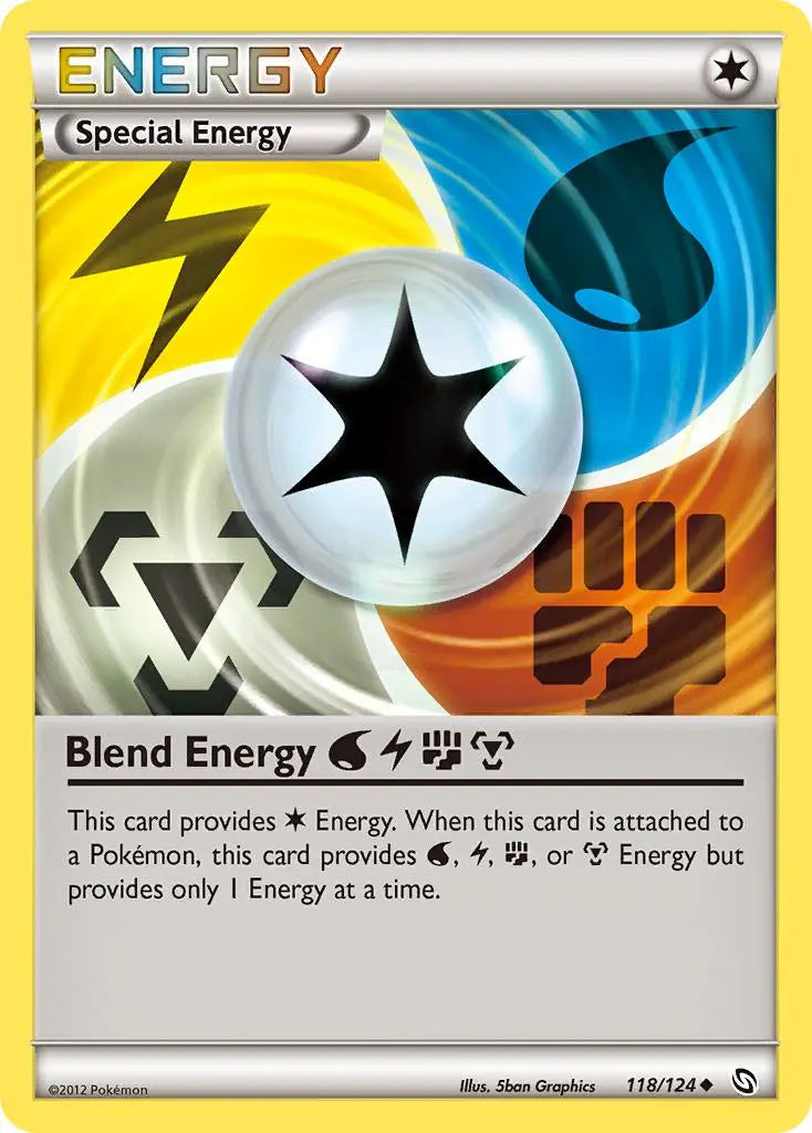 Blend Energy WaterLightningFightingMetal (118/124) [Black & White: Dragons Exalted] Pokémon