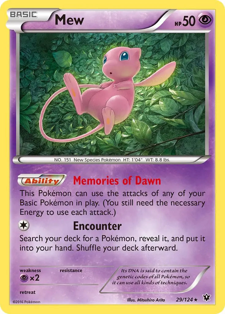 Mew (29/124) [XY: Fates Collide] Pokémon