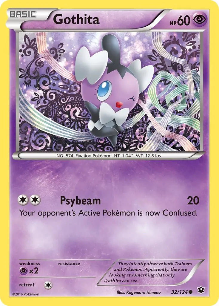 Gothita (32/124) [XY: Fates Collide] Pokémon