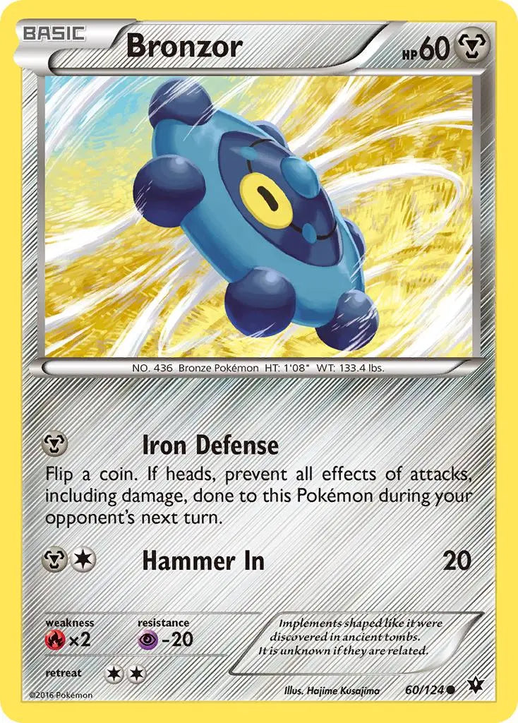 Bronzor (60/124) [XY: Fates Collide] Pokémon