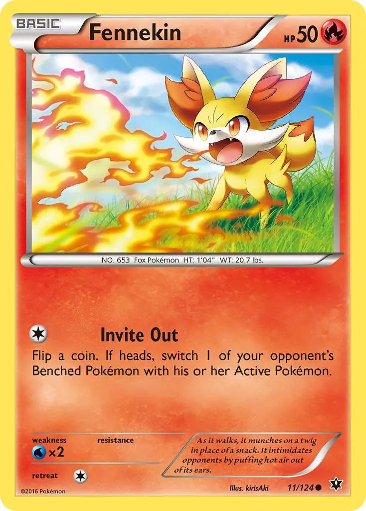 Fennekin (11/124) [XY: Fates Collide] Pokémon