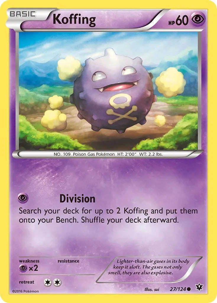 Koffing (27/124) [XY: Fates Collide] Pokémon