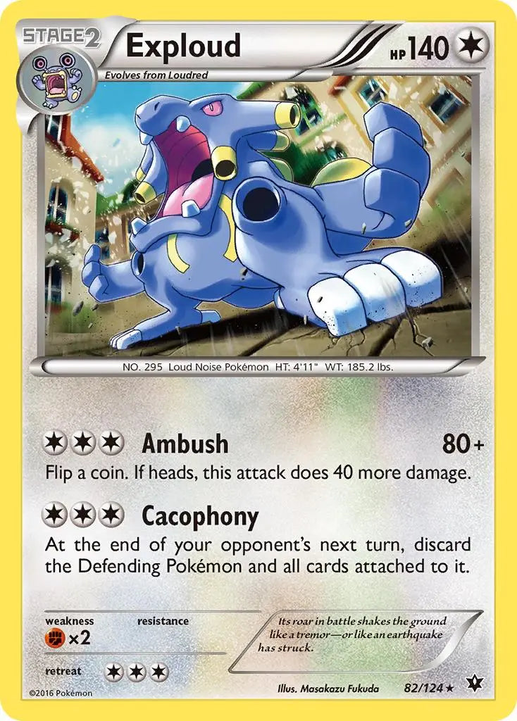 Exploud (82/124) [XY: Fates Collide] Pokémon