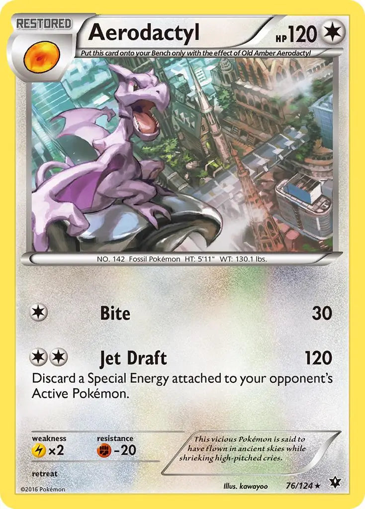Aerodactyl (76/124) [XY: Fates Collide] Pokémon