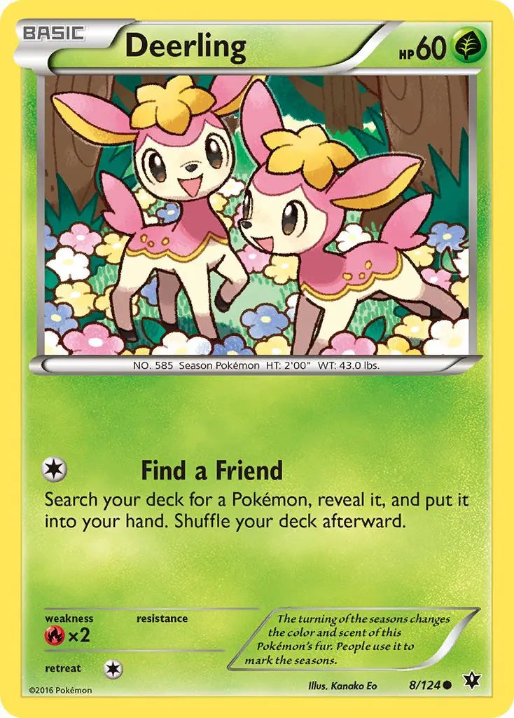 Deerling (8/124) [XY: Fates Collide] Pokémon