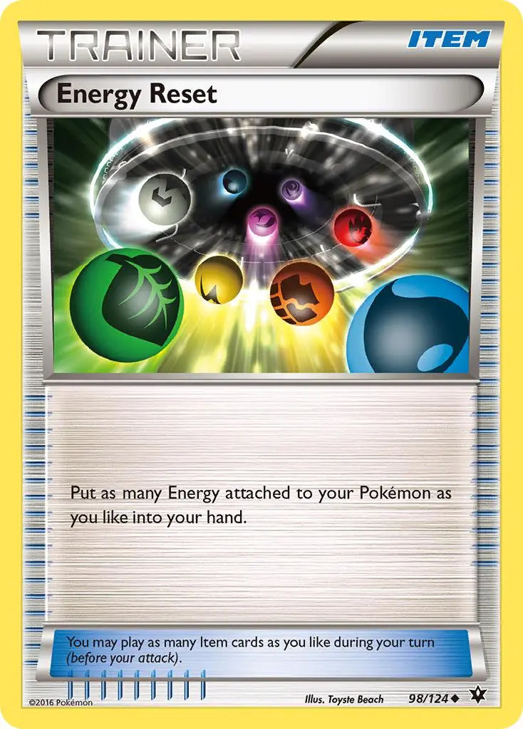 Energy Reset (98/124) [XY: Fates Collide] Pokémon