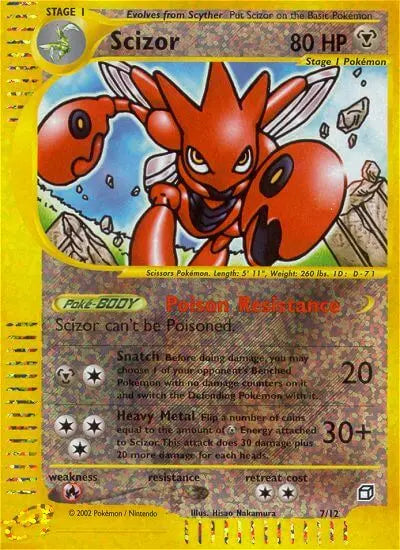 Scizor (7/12) [Box Topper] Pokémon