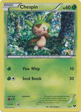 Chespin (2/12) [McDonald's Promos: 2014 Collection] Pokémon