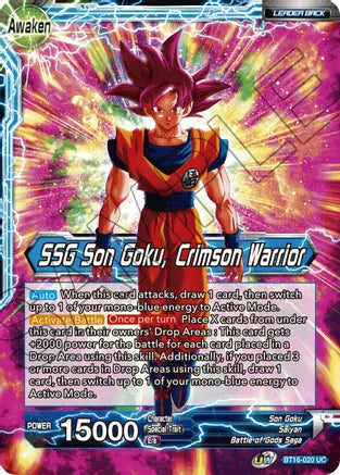 Son Goku // SSG Son Goku, Crimson Warrior (BT16-020) [Realm of the Gods] Dragon Ball Super