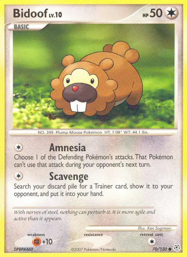 Bidoof (70/130) [Diamond & Pearl: Base Set] Pokémon